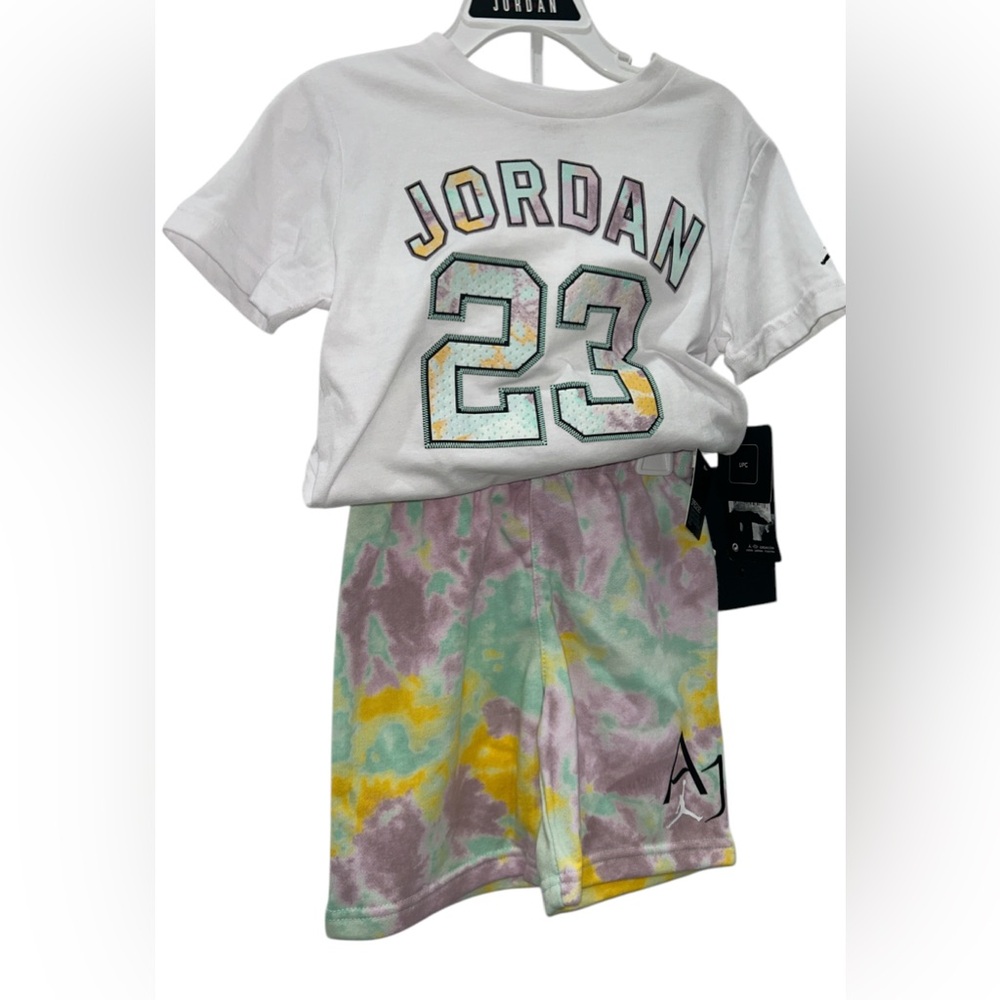 JORDAN Toddler Sport DNA FT SHORT SET (3-4 YEARS) Mint Foam